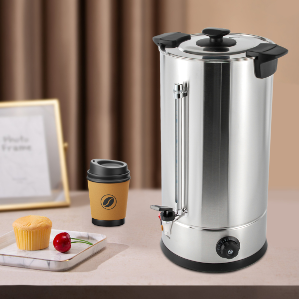 Commercial Grade Stainless Steel 25L/6.6gal Coffee Urn Coffee Maker Hot Water Urn for Home, Party, Office, Wedding